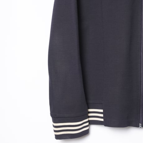 70s Vintage adidas Knit Track Jacket Navy