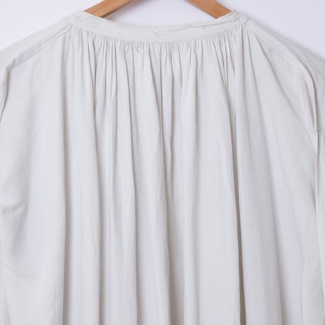 ~1920s  French  Linen Deer Church Smock