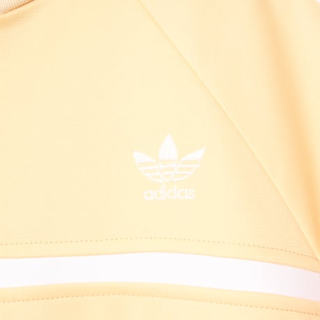 70-80s Vintage adidas Track Jacket Model First Custard × White (Made in France)