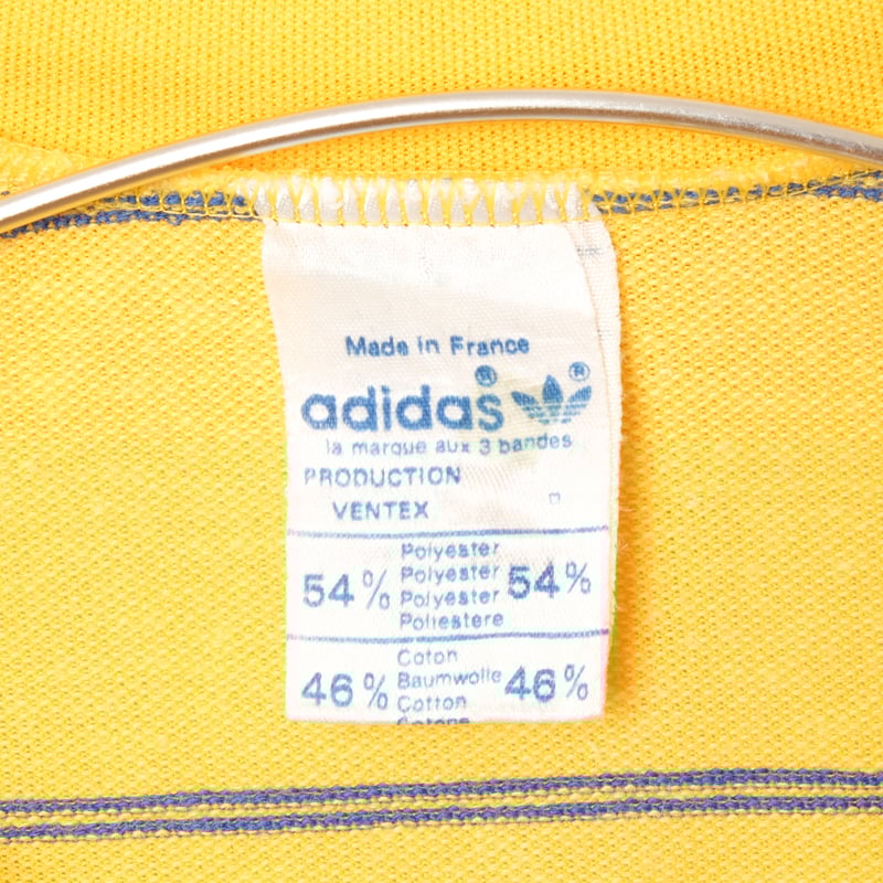 【フランス製】70s adidas サッカーシャツ　ヴィンテージ 70-80s Vintage adidas Ventex Half Sleeve Game S