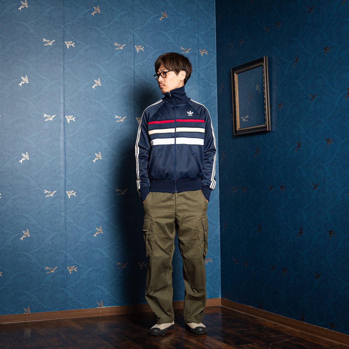 70-80s Vintage adidas Ventex Track Jacket Model