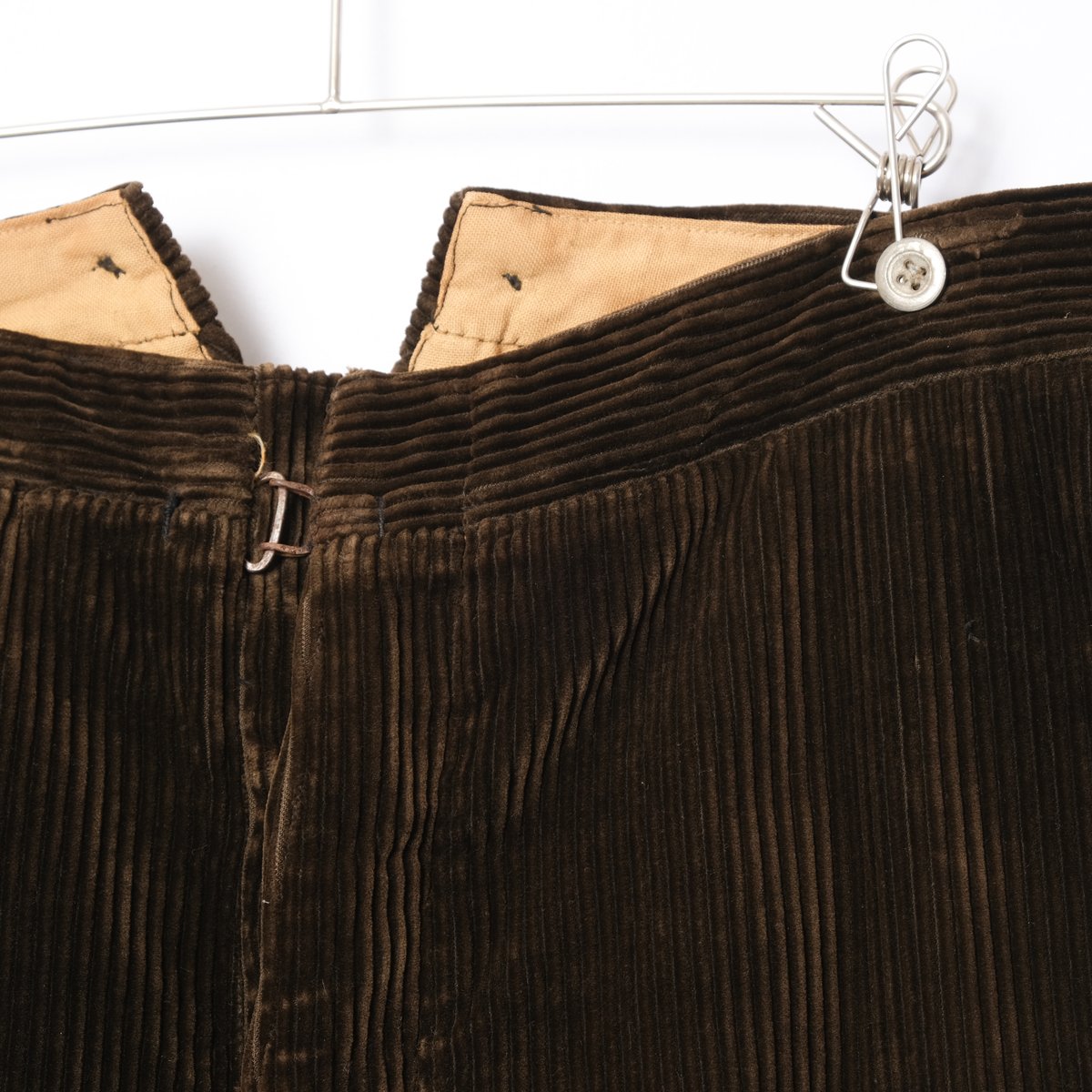 30-40s France Vintage Corduroy Jodhpurs Trouser