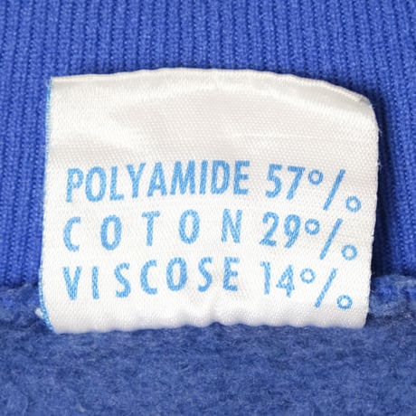 70s Vintage adidas Ventex Collarless Track Jacket Metal Zip Blue (Made in France)
