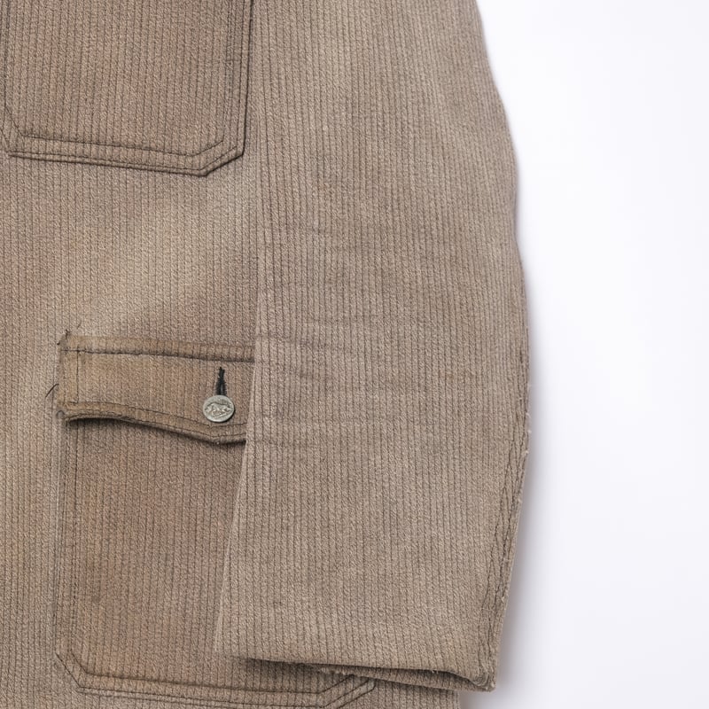 40-50s France Vintage Cotton Pique Hunting Jack