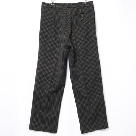 40-50s French Vintage  Dumont d'Urville Stripe Wool Trousers