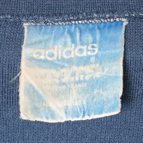 70s Vintage adidas Ventex Knit Jacket Blue Grey (Made in France)