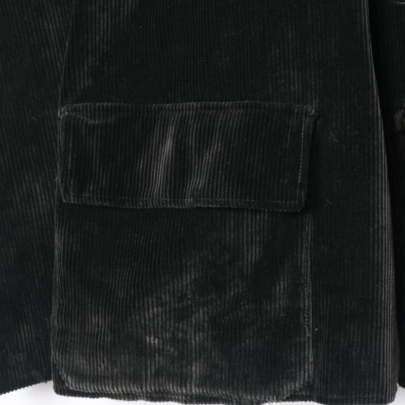 40-50s France Vintage Black Corduroy Jacket | U 40-50s France Vintage Black Corduroy Jacket | U