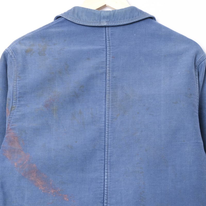 40s France Vintage Le Mont St Michel Blue Moles