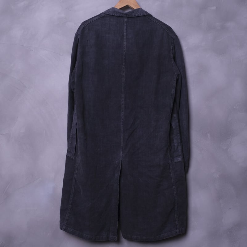 40-50s France Vintage Au MOLINEL Black Linen