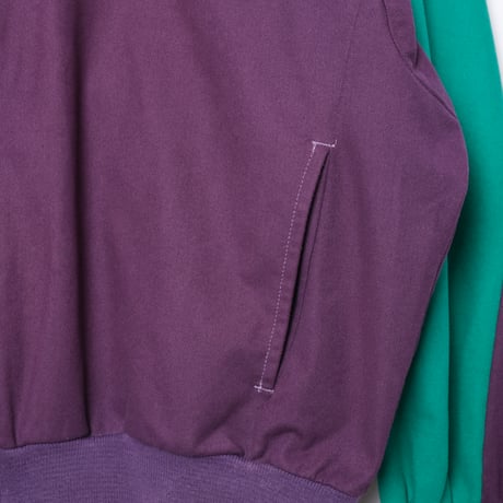 80s Vintage adidas Ventex Track Jacket Purple × Green × Blue (Made in France)