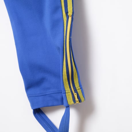 70s Vintage adidas Ventex Track Suits Yellow × Blue (Made in France) 174