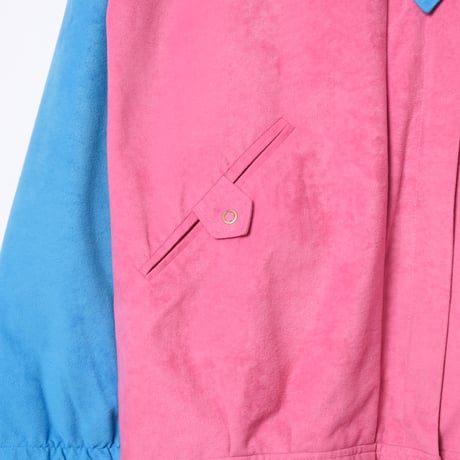 70-80s Vintage adidas Ventex Velours Track Jacket Pink (Made in France)
