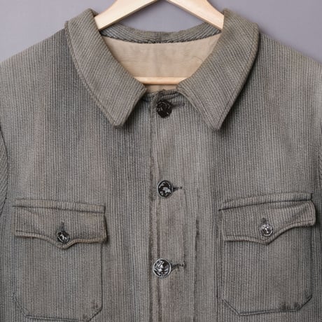 40-50s French Vintage Dumont d`urville  Pique Hunting Jacket