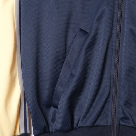 70-80s Vintage adidas Track Jacket Navy × Custard (Made in England)