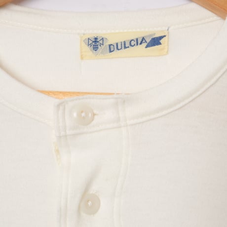 50-60s Euro Vintage  Dulcia Henry Neck Shirts Dead Stock 2