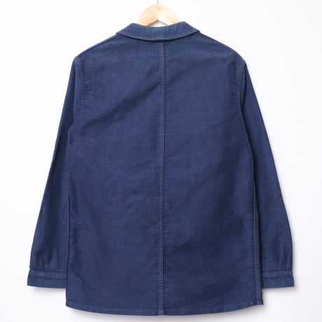 50-60s France  Vintage  Dumont d'Urville Blue Moleskin Jacket