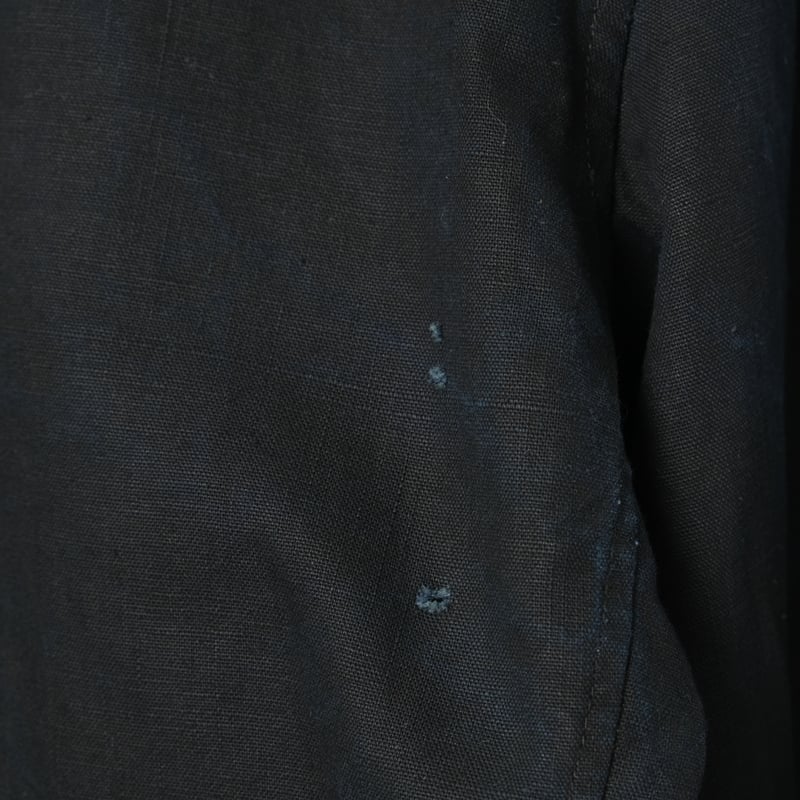 40s France Vintage Indigo Linen Maquignon Coa