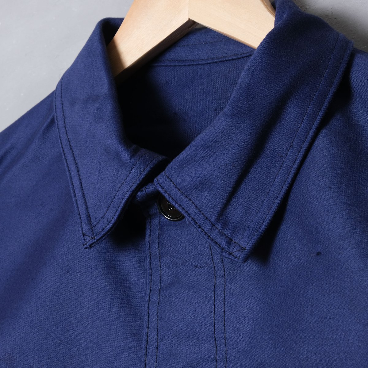 40-50s Le Mont St Michel Blue Moleskin Jacket S 40-50s Le Mont St Michel Blue Moleskin Jacket S