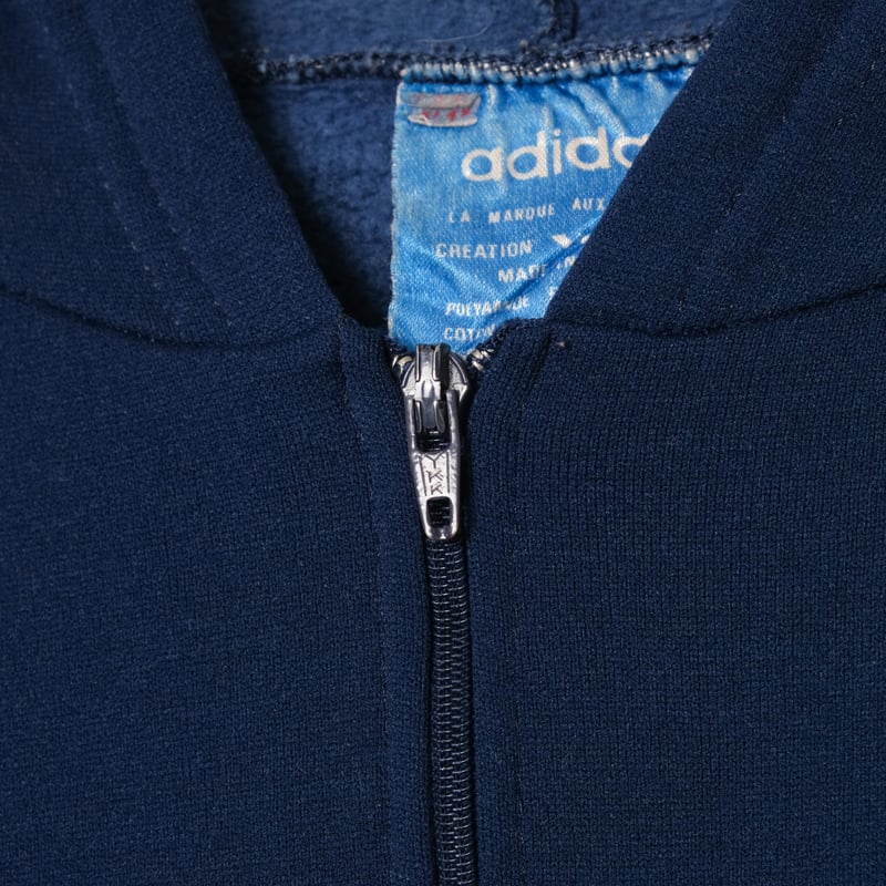 70s Vintage adidas Half Zip Hoodie Navy (Made i 70s Vintage adidas Half Zip Hoodie Navy (Made i