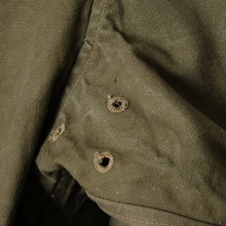 French Army M38 Motorcycle Coat  1st Wood Flat Button