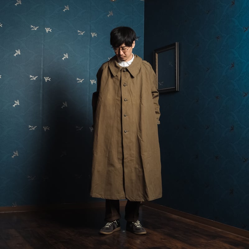 【定価63800円/タグ付】MILITARY TYPE OVER COAT タグ付】MILITARY TYPE OVER COAT