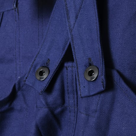 40-50s Le Mont St Michel  Cotton Twill Work Overalls Size 44M Dead Stock