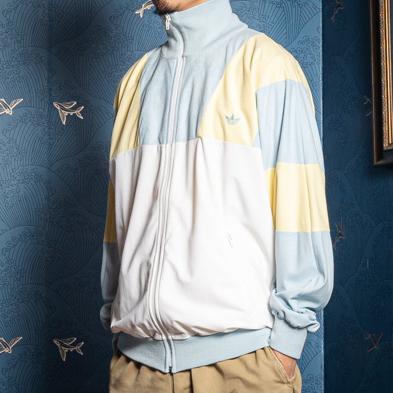 ナギサ　 atp トラックジャケット 80s Vintage adidas ATP Track Jacket White × Li