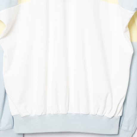 80s Vintage adidas ATP Track Jacket  White × Light Gray × Custard (Made in West Germany)