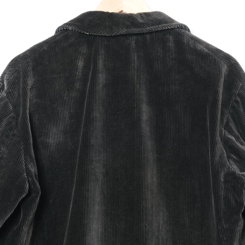 40-50s France Vintage Black Corduroy Jacket | U 40-50s France Vintage Black Corduroy Jacket | U