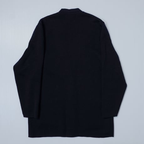80s90s French Vintage Saint James wool Knit Cardigan  Navy
