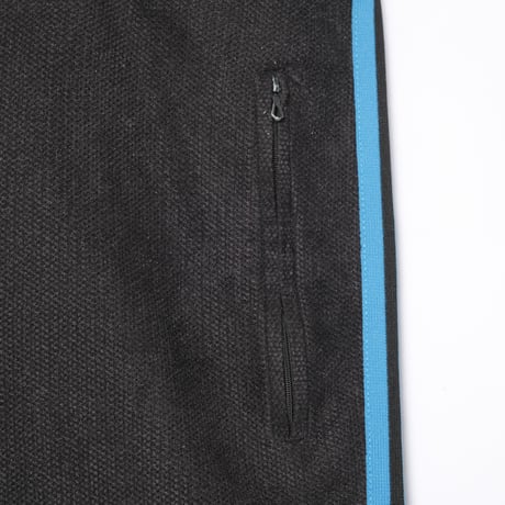 70-80s Vintage adidas Ventex Pile Track Trousers Black (Made in France)