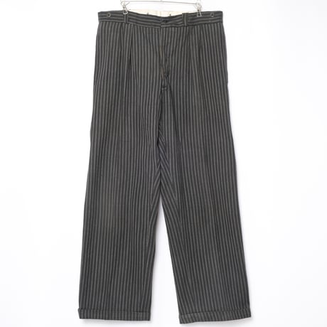 40-50s France Vintage Stripe Trousers