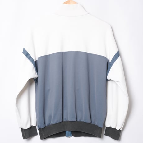 70-80s Vintage adidas Ventex Track Jacket Blue Gray × White (Made in France)
