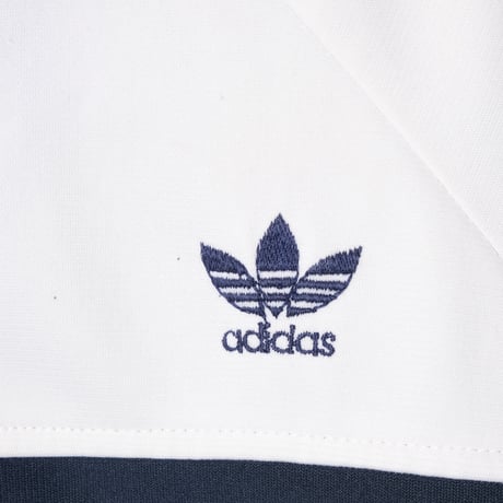 70-80s Vintage adidas Ventex Track Jacket Model  First White×Navy (Made in France)