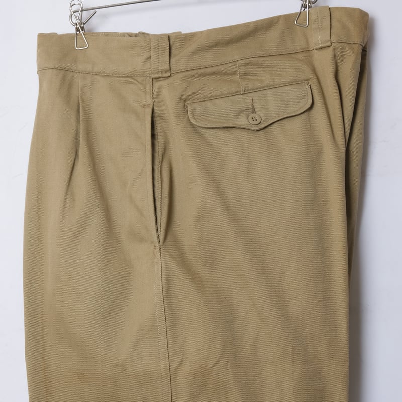デッドストック フレンチミリタリー M52 チノ後期　希少サイズ25 フランス軍 French Army M52 Trousers Late Size 17 Dead sto