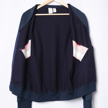 70-80s Vintage adidas Track Jacket Navy × Red (Made in France)