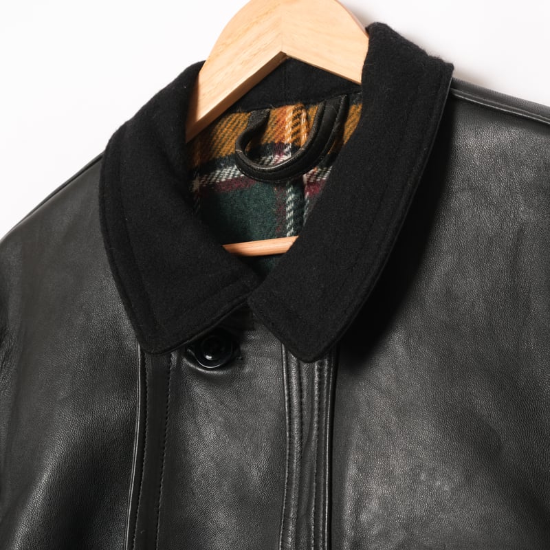 80s - vintage コルビジェジャケット　レザージャケット　革ジャン　茶 名品 フランス ビンテージ レザー コルビジェ ジャケット L〜XL