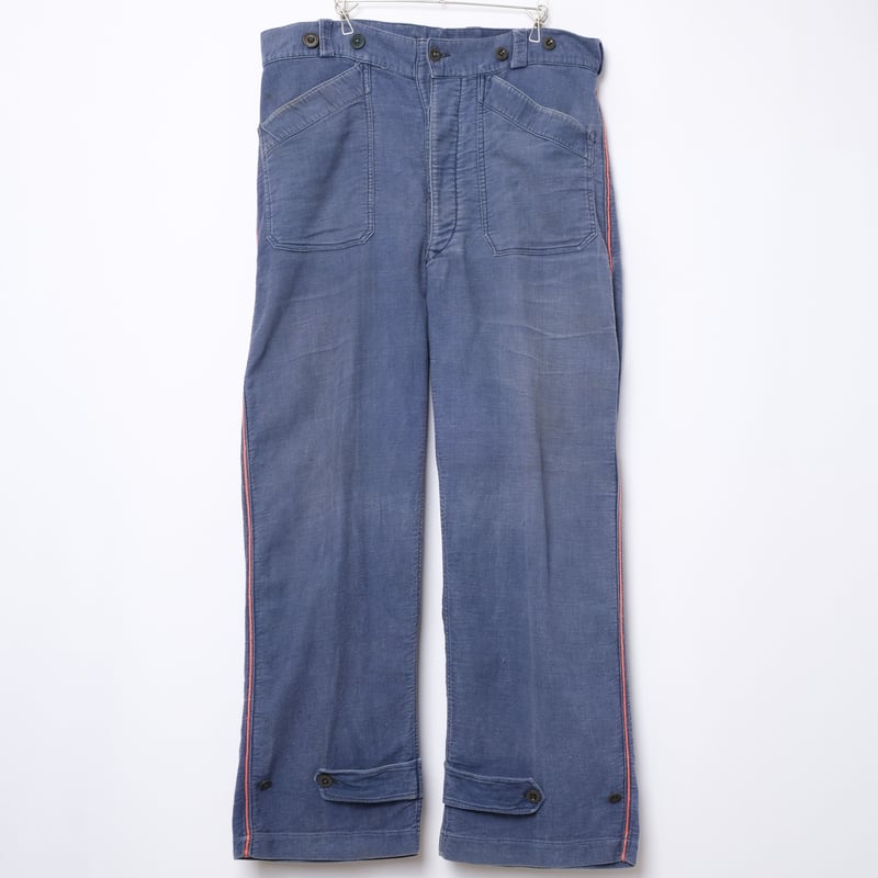 40s ファイヤーマンパンツ ビンテージフレンチファイヤーマンパンツ