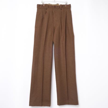50s French Army Wool Trousers Size31 Dead Stock