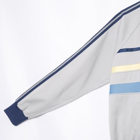 70-80s Vintage adidas Ventex Track Jacket Model First Gray × Navy  (Made in France)