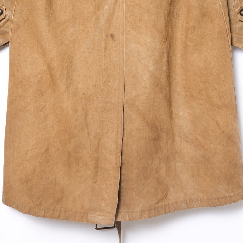 40-50s France Vintage METTEZ Linen Hunting Coat