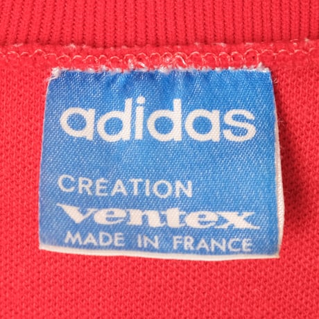 60s Vintage adidas Ventex Track Jacket Late World Mark Red (Made in France)