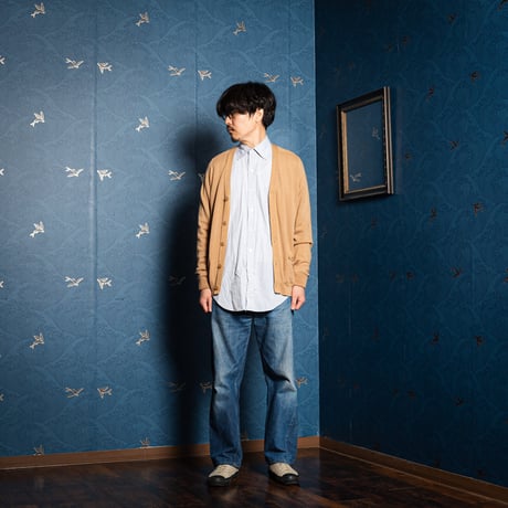70s JOHN SMEDLEY Wool Cardigan（Made in England）
