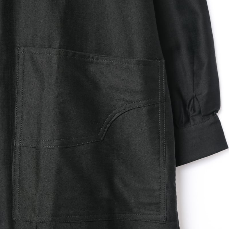 40-50s France Vintage Light Black Moleskin Wor