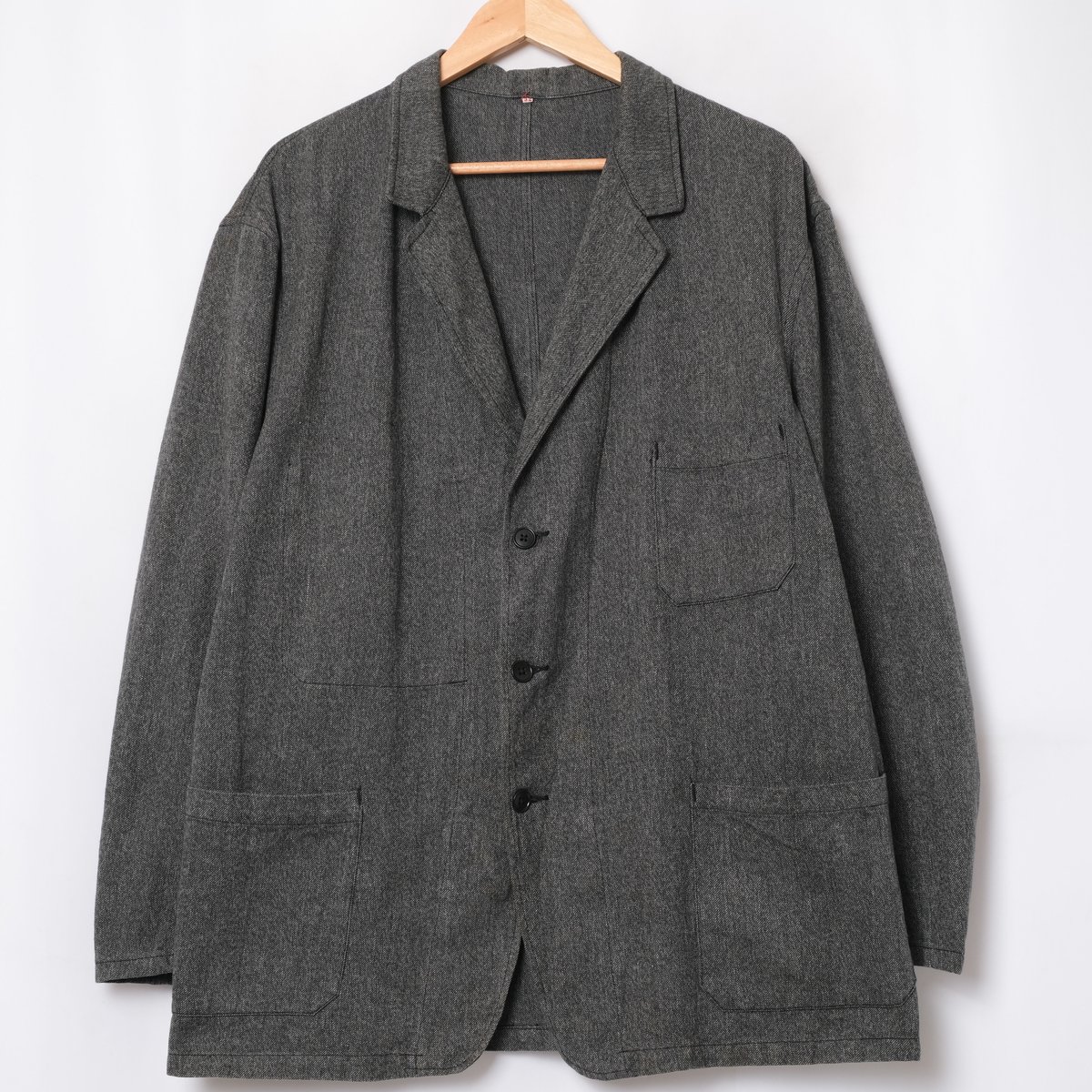 40-50s France Vintage VETRA Black Chambray Work 40-50s France Vintage VETRA Black Chambray Work