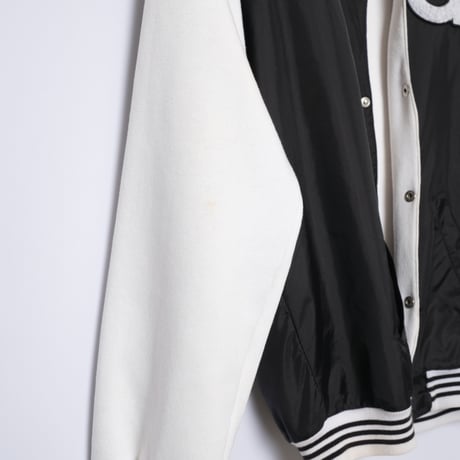 90s Vintage adidas Blouson Black × White