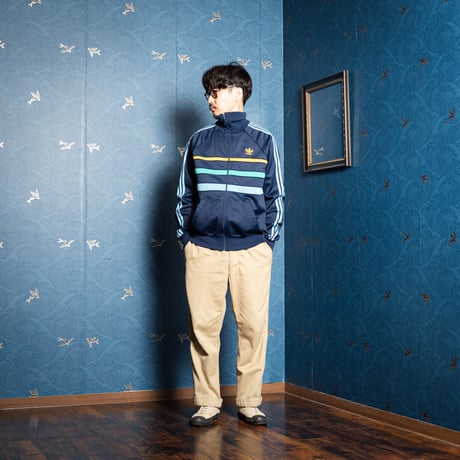 70-80s Vintage adidas Ventex Track Jacket Model First Navy × 3 colors（Made in France）
