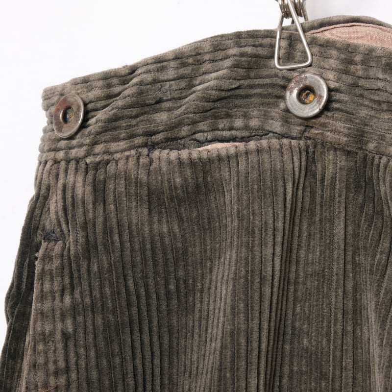 30-40s French Vintage Corduroy Trousers 3 | Ug