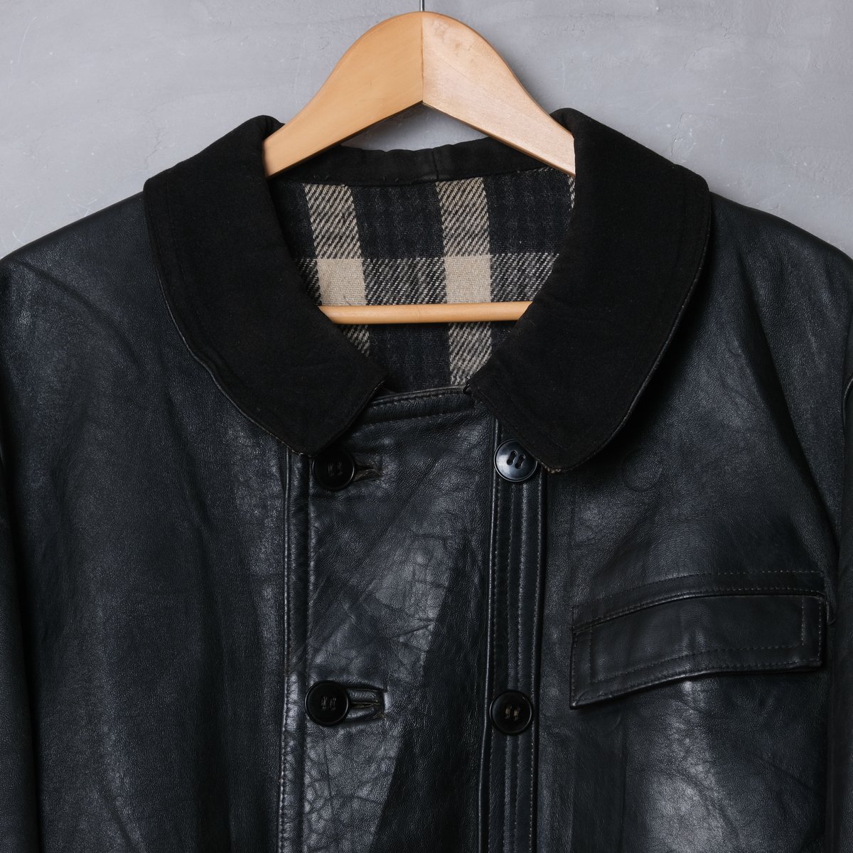 50-60s French Vintage Leather Jacket (Corbusier 50-60s French Vintage Leather Jacket (Corbusier
