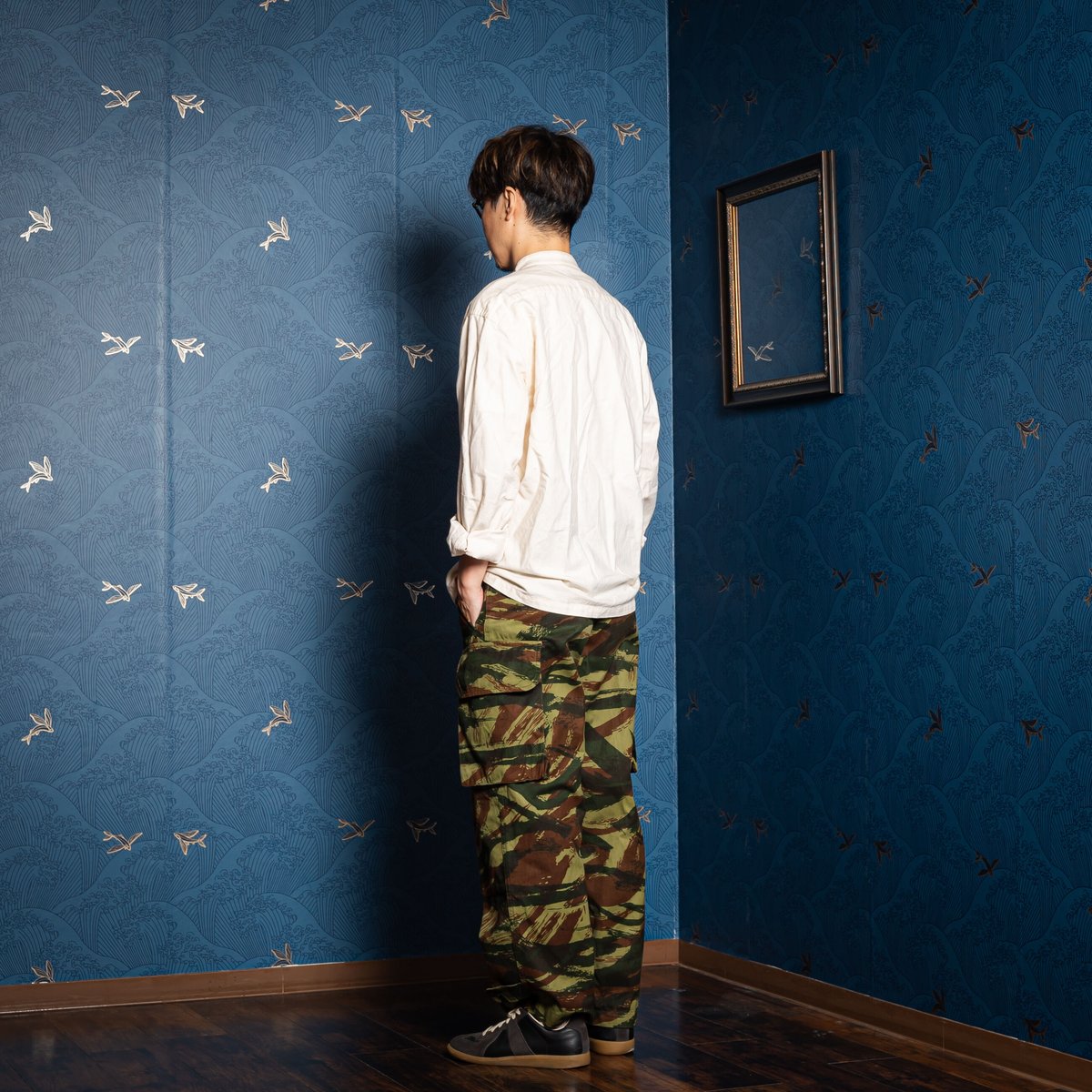 French Army M47 Lizard Camo Trousers Late Size French Army M47 Lizard Camo Trousers Late Size